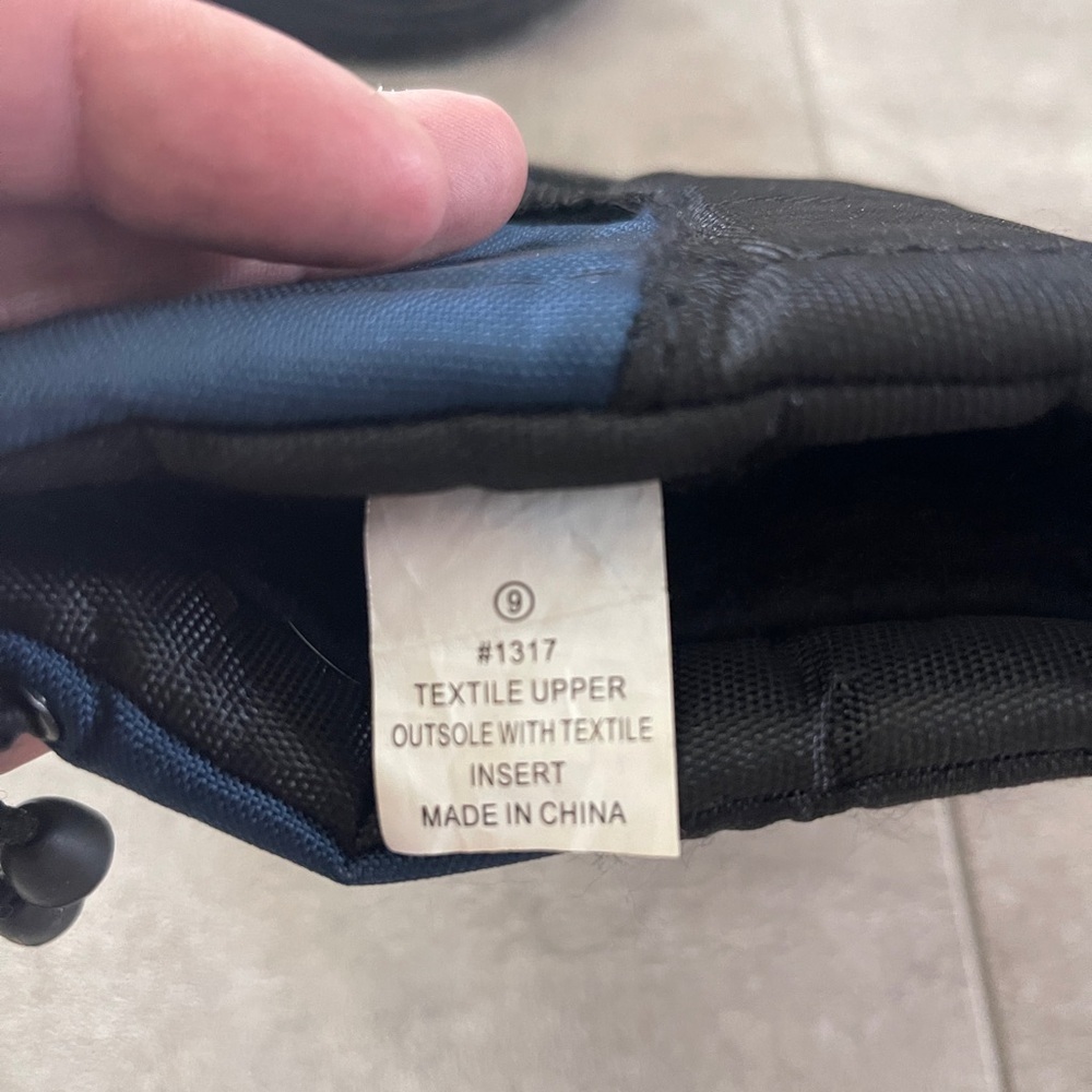 Kids Black and Blue Winter Boots - Picture 3 of 5